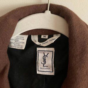 Vintage Yves Saint Laurent Mens Coat Active - image 1